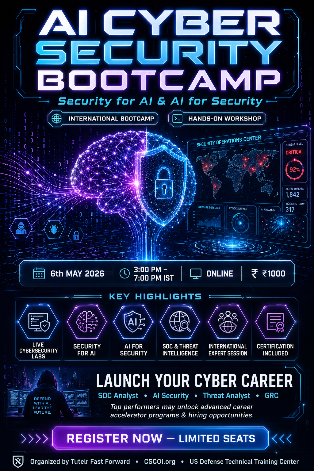 AI Cyber Security Bootcamp – Security for AI & AI for Sec...